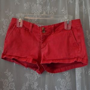 Comfy red shorts